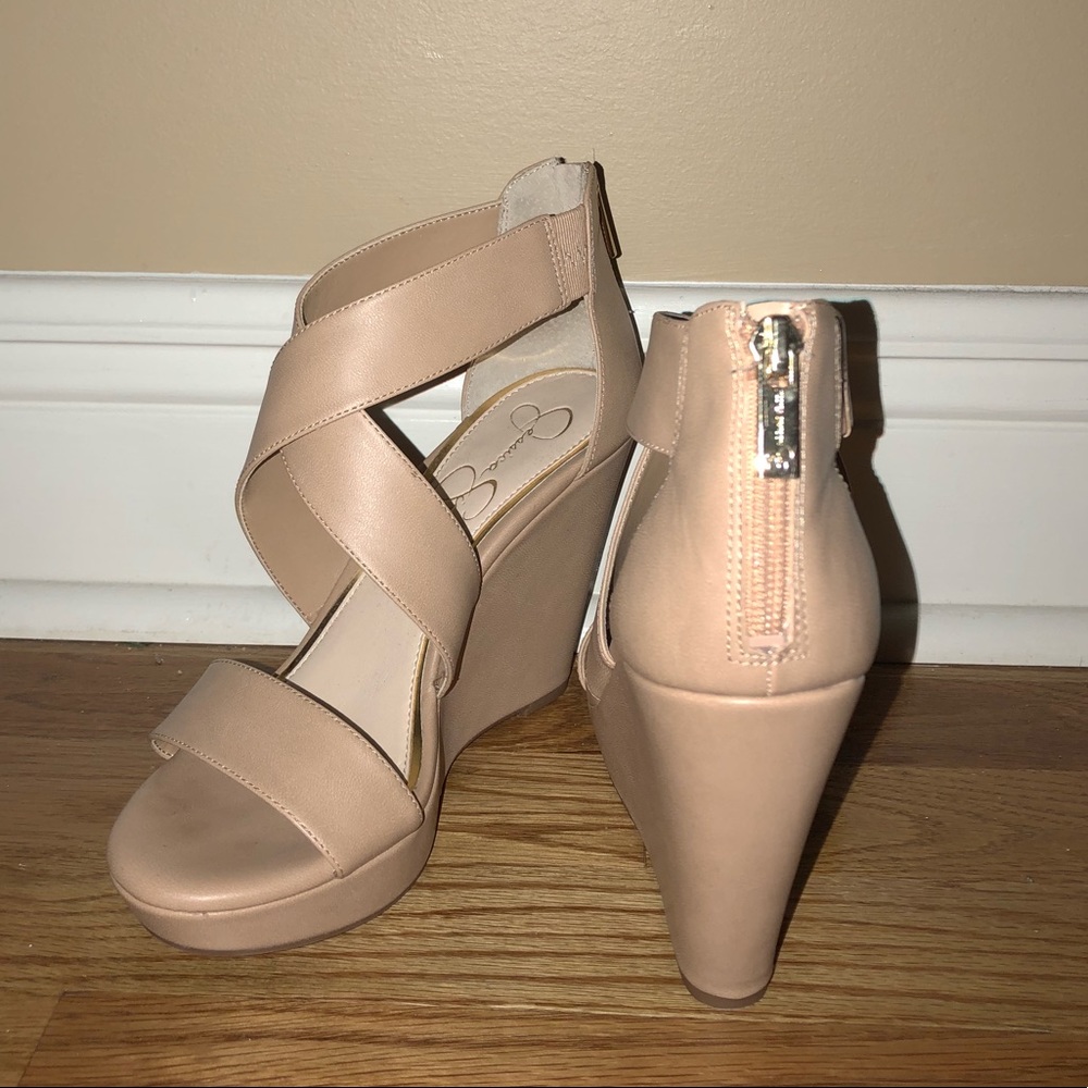 Jessica Simpson strappy wedge